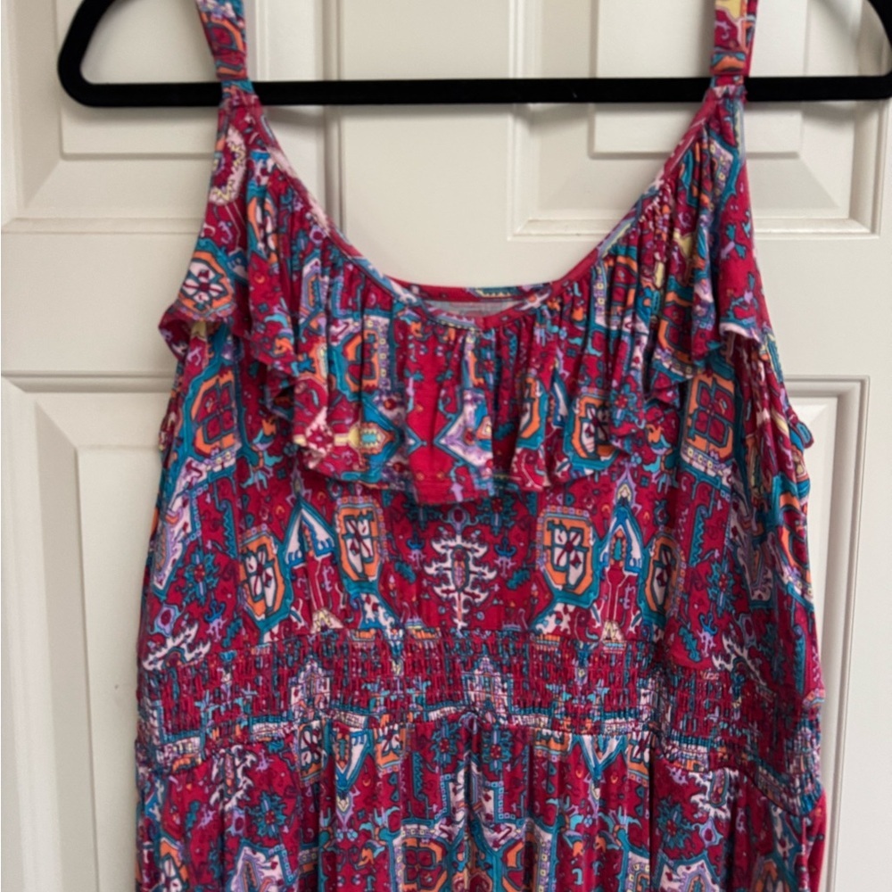 Torrid Ruffle High Low Jersey Dress - Picture 6 of 6